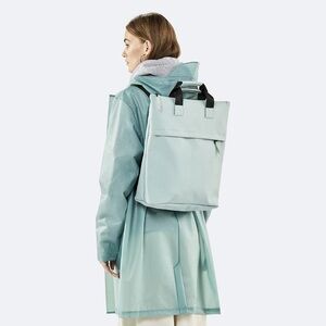 Rain ☔️ Waterproof Tote Backpack Laptop Outdoor 8L Dusty Mint Utility Gorpcore